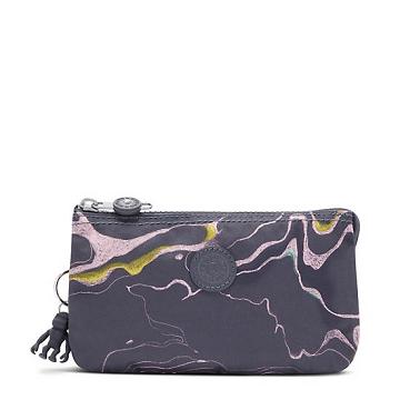 Kipling Creativity Large Printed Pouches Soft Marble | CA 1729AH